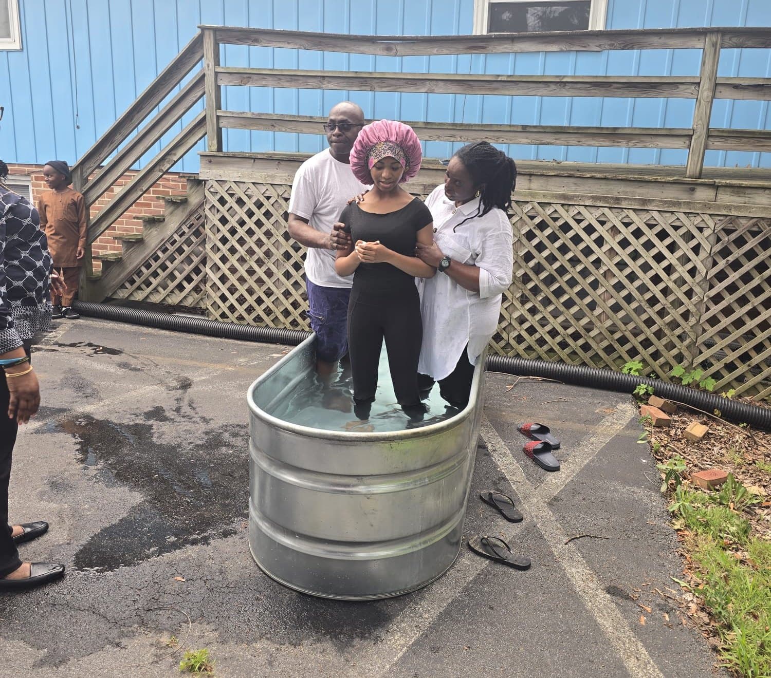 Praying Before Baptism