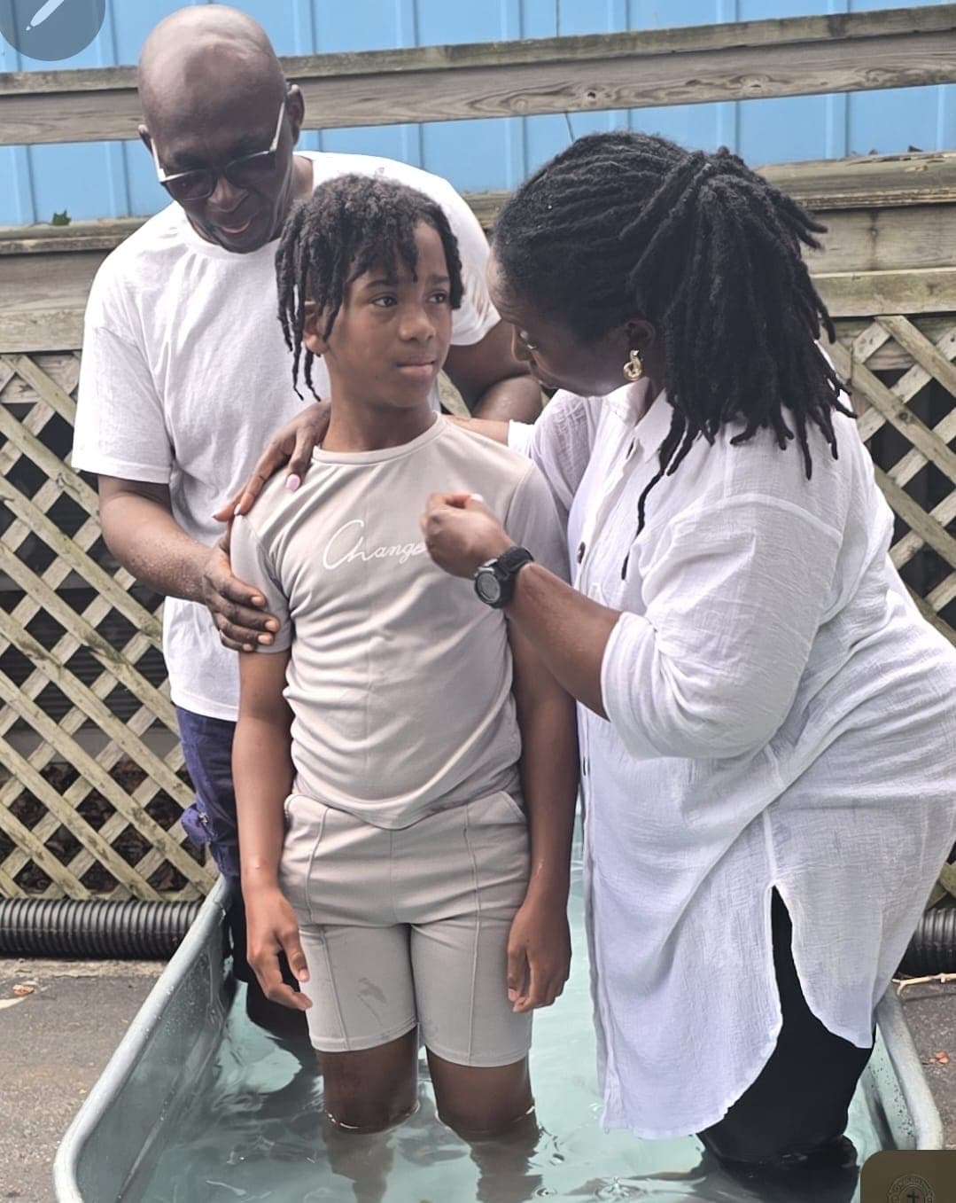 Baptizing a new believer